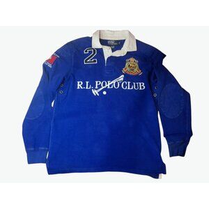 Polo Ralph R.L. Polo Club Switzerland Winter Cup 2008 Rugby Shirt Men's M
